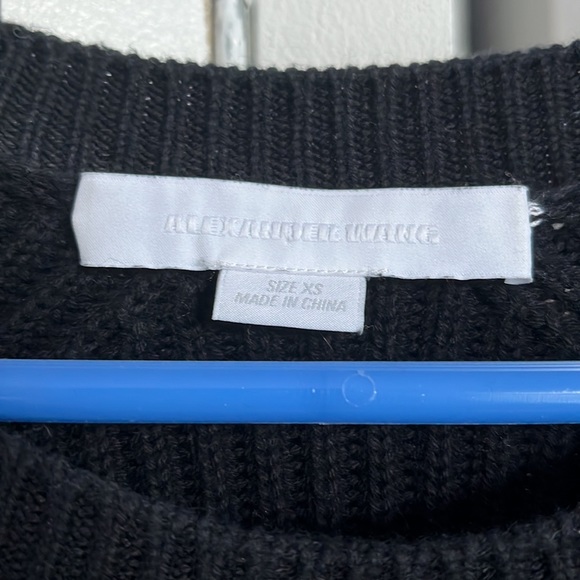 Alexander Wang Black Sweater Dress - Picture 4 of 7